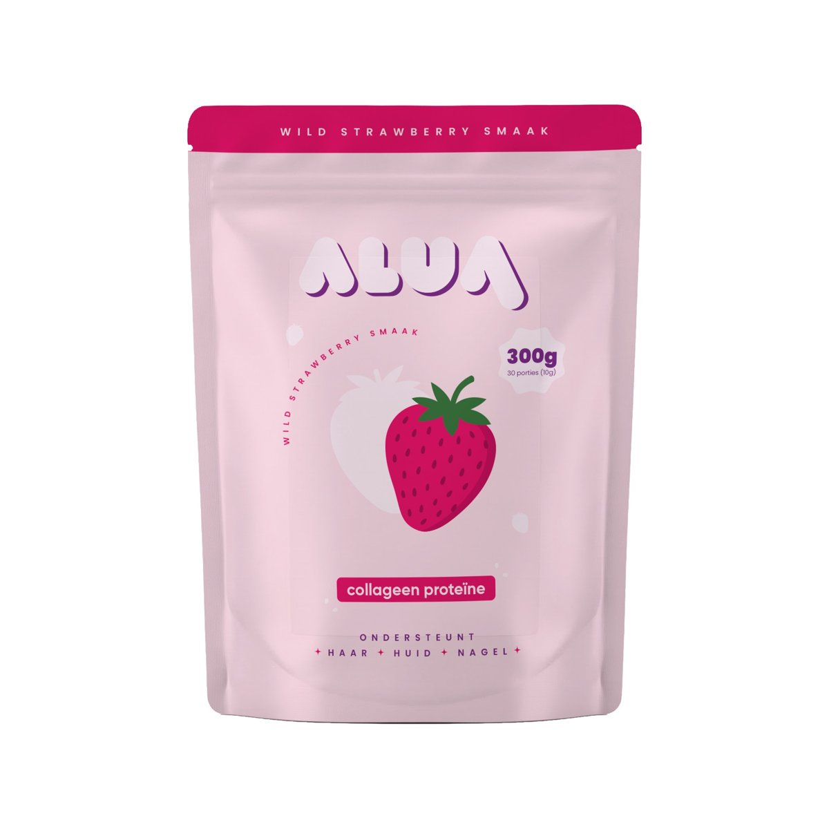Alua collagen pouch, wild strawberry