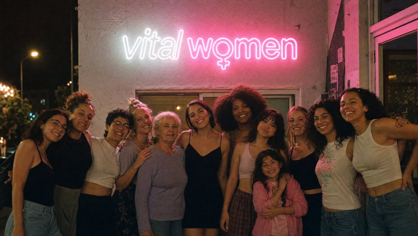 The Vital Women team outside the office